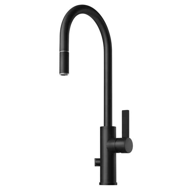 KÖKSBLANDARE ARM885 UTDRAGBAR PIP DM-AVSTÄNGNING MATTSVART | Beijerbygg Byggmaterial